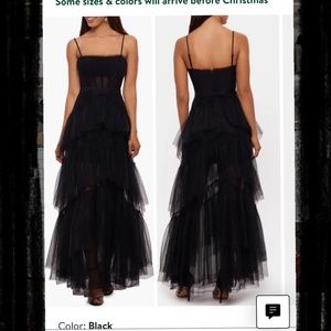 Betsy & Adam Tulle Dress